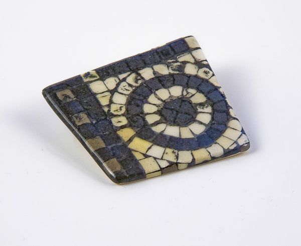 Black and White Tiles Brooch